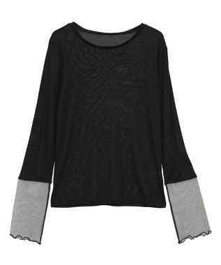 earth music&ecology シアースリーブプルオーバー