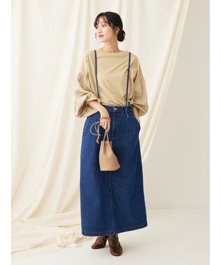 CRAFT STANDARD BOUTIQUE ２ＷＡＹサロペットスカート Medium Indigo