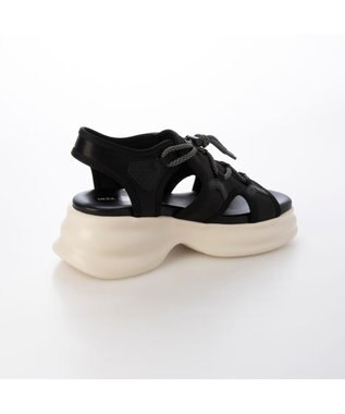 MODE ET JACOMO <MODE ET JACOMO>ボリュームソールスポーツサンダル ブラック