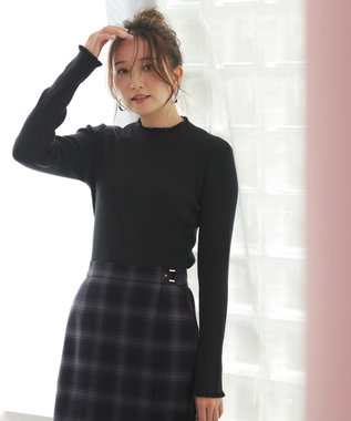 CICA加工 フリルネック プルオーバー