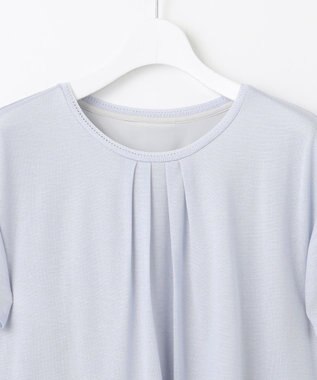 J.PRESS LADIES セルロースジャージー カットソー サックスブルー系