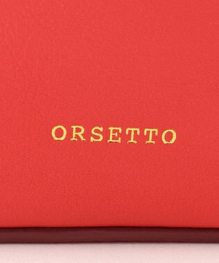 23区 ORSETTO CAVOLO レザー ハンドバッグ レッド系
