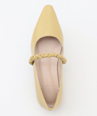 組曲 ポインテッドライト パンプス ライトグリーン系