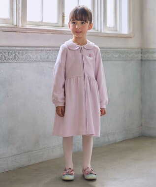 ANY KIDS ジップアップワンピース ラベンダー