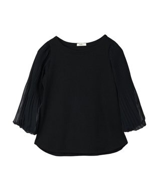 earth music&ecology マジョリカプリーツプルオーバー Black