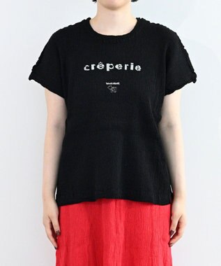crêprie tsumori chisato creperie DOLMAN SLEEVES T-SHIRT クレプリ ドルマンスリーブTシャツ BLACK