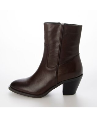 ing <ing>ウエスタン調カジュアルブーツ ダークブラウン