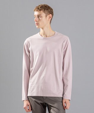 JOSEPH HOMME スビンソフトジャージー　クルーネック長袖Ｔシャツ ローズ系