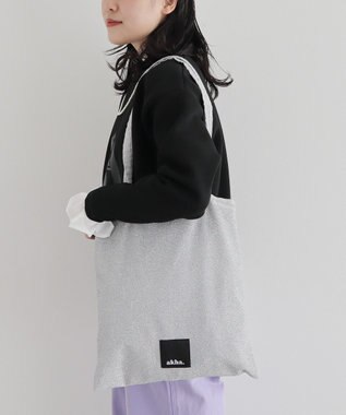 CRAFT STANDARD BOUTIQUE 【追加】akha.ラメトートバッグ Silver