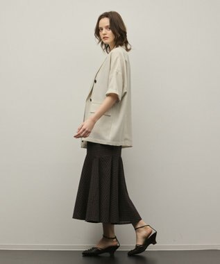 GRACE CONTINENTAL ドルマンテーラードジャケット ベージュ