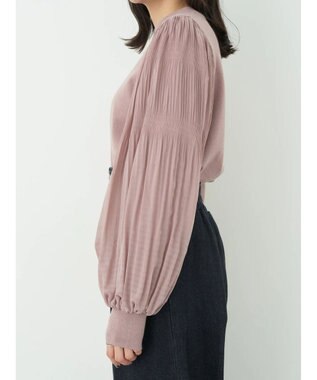 earth music&ecology マジョリカニットプルオーバー Pink Beige