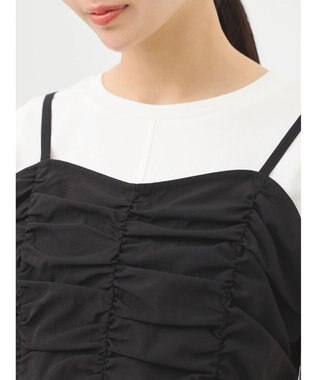 earth music&ecology キャミソールトップス Black