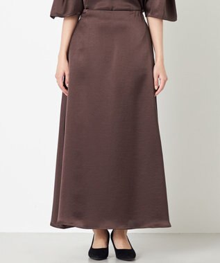 NAVE 【ReNAVE】タンブラーサテン スカート ブラウン系