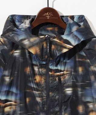 JOSEPH ABBOUD MOUNTAIN 【イタリア素材/軽量/撥水】X-CLIPPER夜景プリント マウンテンパーカー ネイビー系6