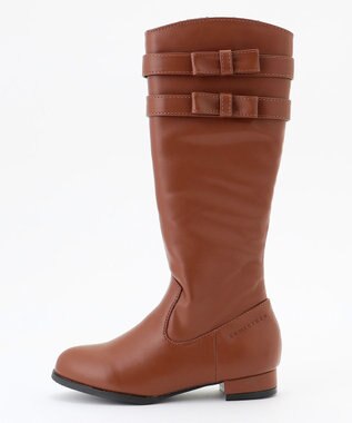 組曲 KIDS 【19-24㎝】ロングブーツ キャメル系