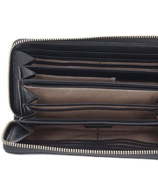 LANVIN en Bleu カリヨン ラウンド長財布 ブラック