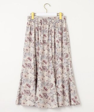 ANY SIS 【洗える】フルブルームフラワープリント スカート アイボリー系