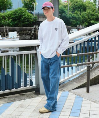 WEGO 【ユニセックス着用ITEM】ガールフレンドグラフィックBIGロンT（LS） ライトグレー