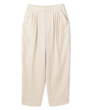 uncrave リネンライクツイル テーパードパンツ エクリュ