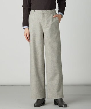 ラメツイード セミワイド パンツ