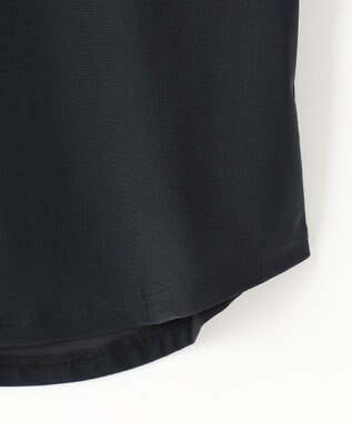 23区GOLF 【WOMEN】AIR TOOLライト シアースリーブモックネック ブラック系