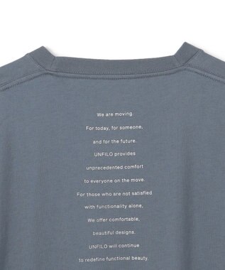 UNFILO MENS ベーシック ロゴT ダルブルー