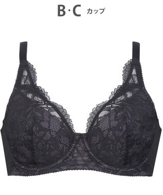 WACOAL ブラジャー フルカップブラ 上胸にフィット 外付けワイヤー ラクなつけごこち 綿混素材(バック) まるみのあるナチュラルシルエット 【EverChic】 レディース BRB284 /ワコール