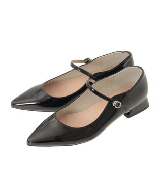 earth music&ecology ＯＲｉｅｎｔａｌ　ＴＲａｆｆｉｃ　エナメルヒールパンプス Black