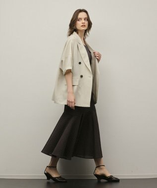 GRACE CONTINENTAL ドルマンテーラードジャケット ベージュ