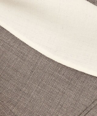 BEIGE， GRANET / ノーカラーリバージャケット Taupe×Ecru