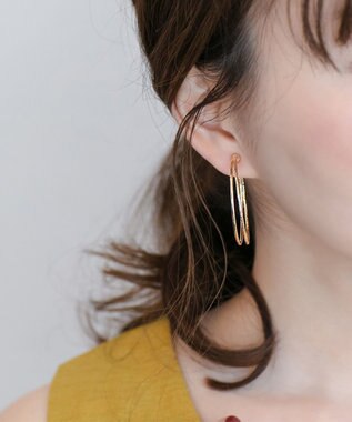 Phoebe パラレルフープイヤリング　ゴールド ゴールド