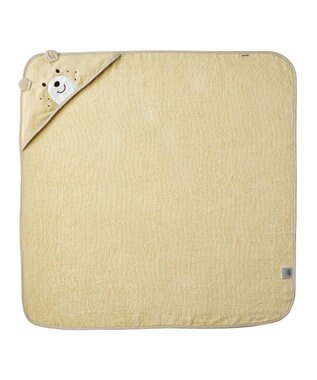 MIKI HOUSE HOT BISCUITS ベビーバスタオル ベージュ