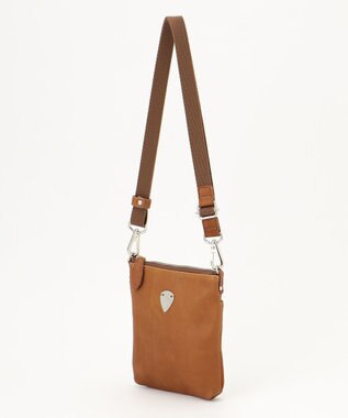 UNBILLION Otias クローム鞣し素上げ牛革モバイルSD ブラウン