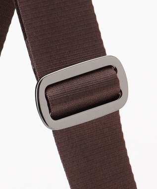 JOSEPH ABBOUD  【軽量/コンパクト】ライトスウェード ハーフムーン　バッグ キャメル系