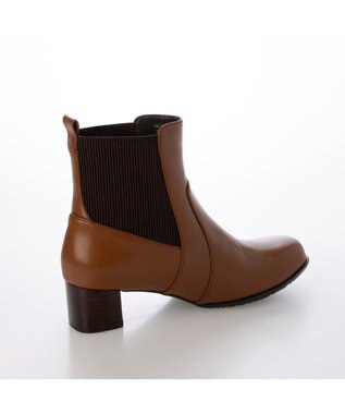 ing 【WEB限定】サイドゴアショートブーツ ブラウン