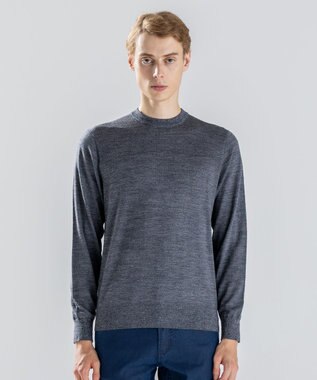 JOSEPH HOMME ウォッシャブルメリノ　クルーネックニット ライトグレー系