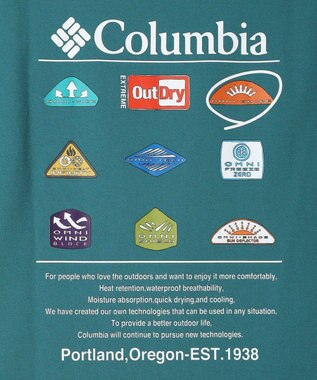 Columbia Columbia/ レイリバースプリットラグラングラフィックショートスリーブTシャツ /コロンビア River Blue