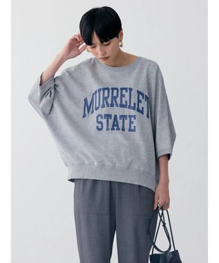 AMERICAN HOLIC ドルマンミニ裏毛プルオーバー② Light Gray Mixture