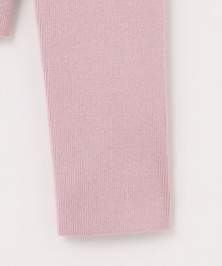 #Newans 【洗える】スクエアショルダーポイントニット ピンク