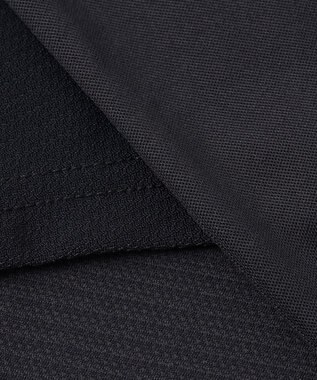 23区GOLF 【WOMEN】AIR TOOLライト シアースリーブモックネック ブラック系