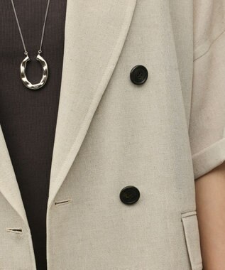 GRACE CONTINENTAL ドルマンテーラードジャケット ベージュ