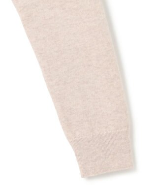 BEIGE， 【WEB限定・洗える】DEMING / バイカラーウールタートルネックニット Taupe × Nude