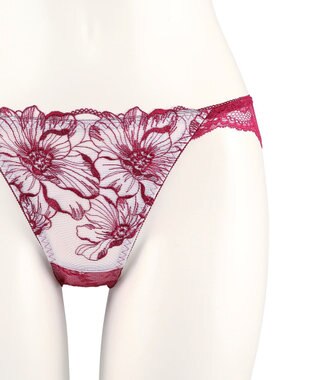 San-ai Resort（三愛水着楽園） エレガントコレクション【2409】バックレースショーツ 【northerly】 ボルドー