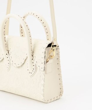 GRACE CONTINENTAL Mini RS Handbag ホワイト