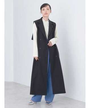 earth music&ecology ロングジレンチ Black