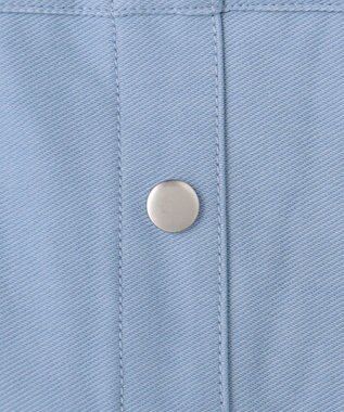 組曲 KIDS 【150-170㎝】チェックドッキング ワンピース サックスブルー