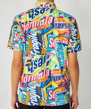 FILA GOLF／marie claire 【Loudmouth】総柄ポロシャツ Bubbles