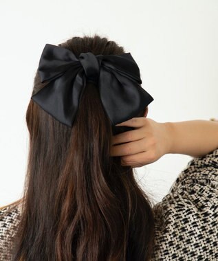 WEGO BIGリボンバレッタ ブラック