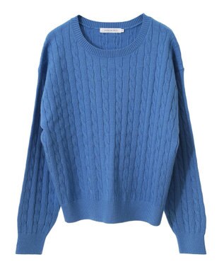 AMERICAN HOLIC バイパチケーブルニットプルオーバー Blue