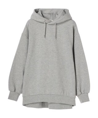 earth music&ecology 裏起毛パーカー Gray Mixture